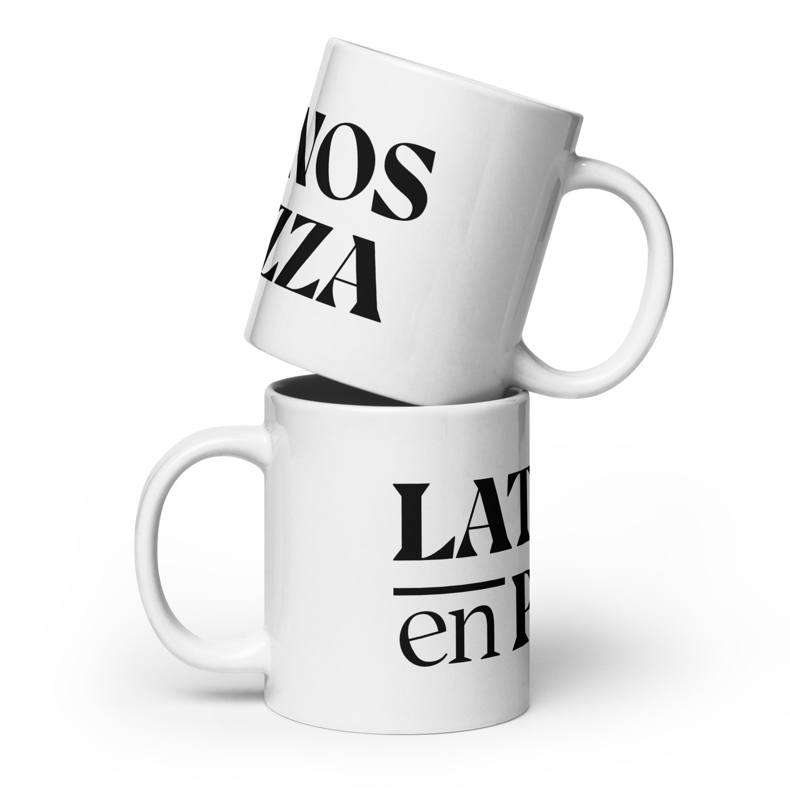 LENP - Taza blanca brillante